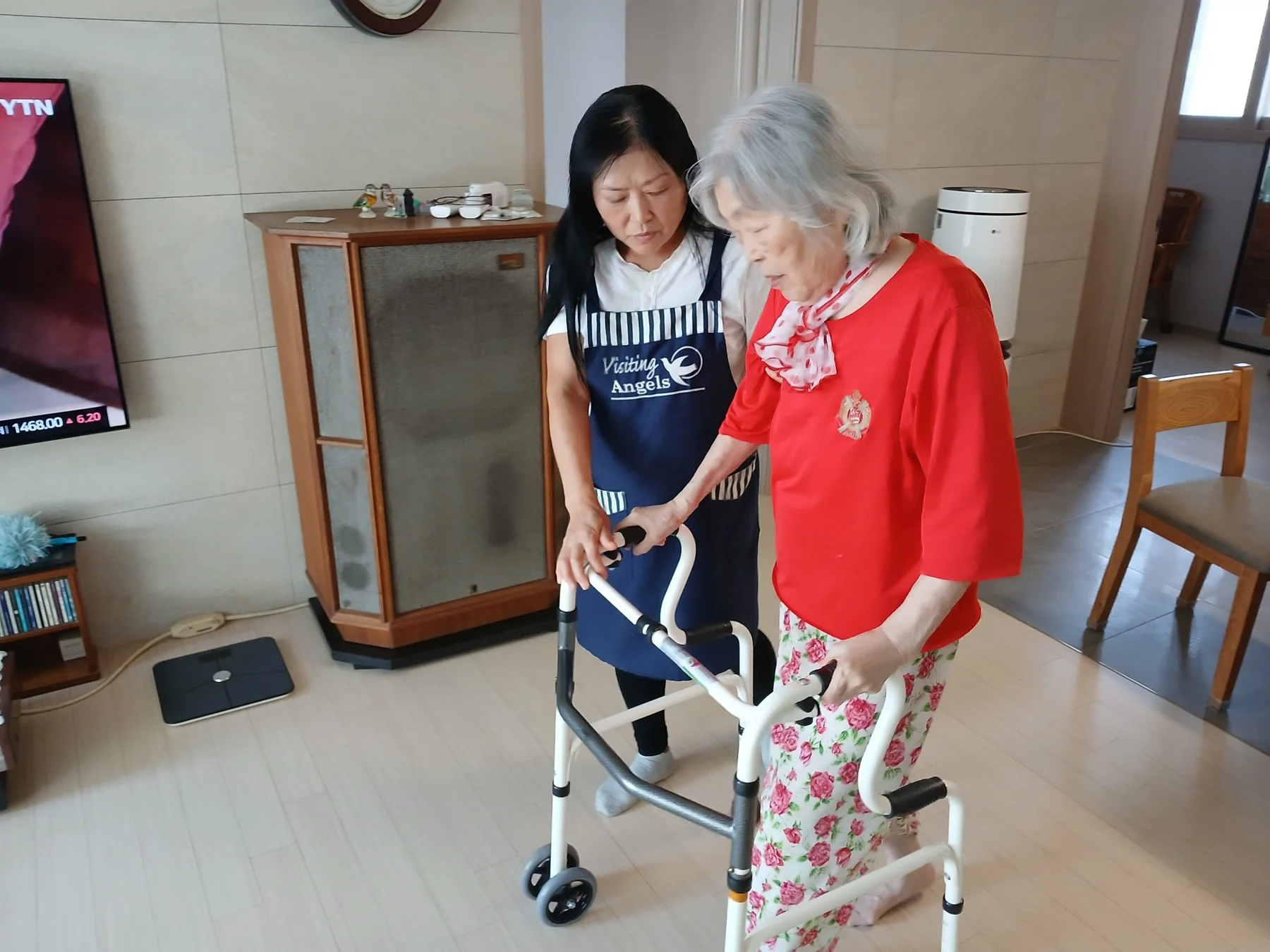 비지팅엔젤스 일산동구지사 어르신 운동 프로그램 현장